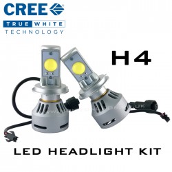 H4 (Hi/Lo) CREE Headlight LED Kit - 3200 Lumens